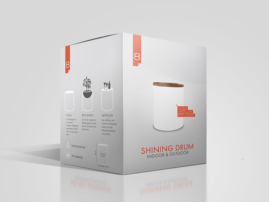 Packaging Shining Star 8 seasons design