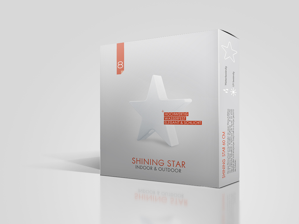 Packaging Shining Star 8 seasons design